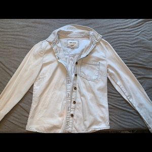 Lightweight button up denim jacket